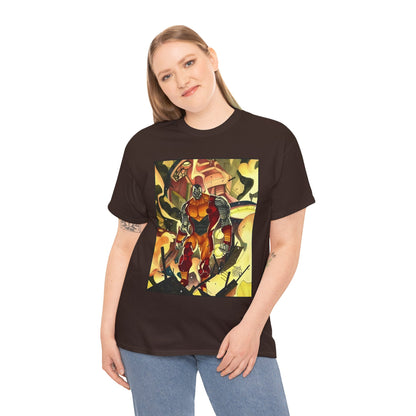 Colossus T-Shirt - Fighting a Sentinel - Marvel Comics