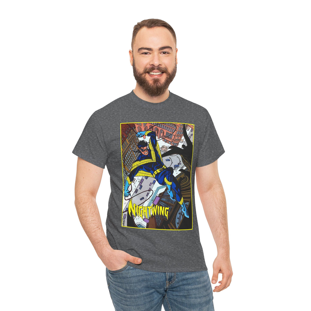 Nightwing T-Shirt - José Luis García-López Art - New Teen Titans Leader - DC Comics
