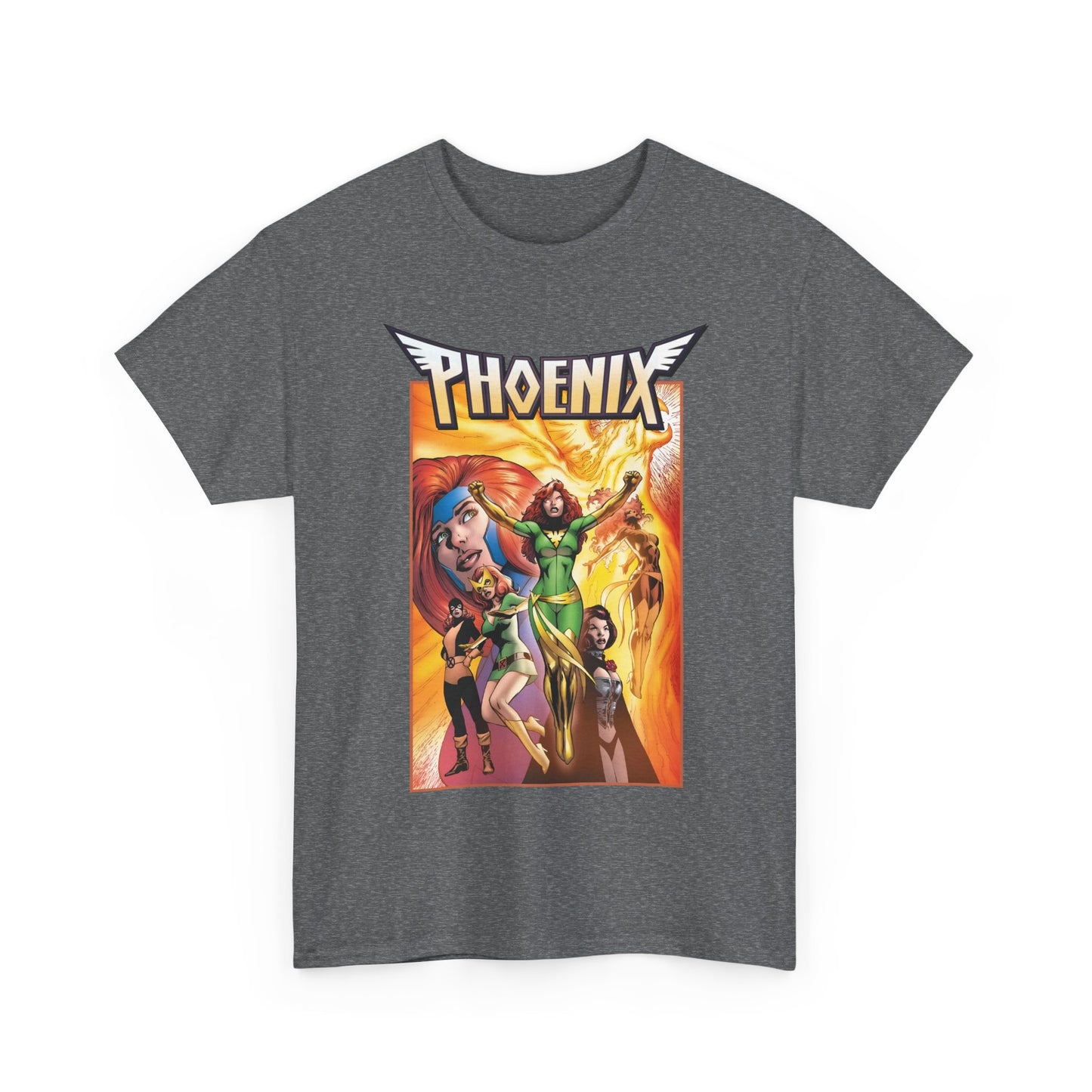 Phoenix T-Shirt - Alan Davis Art - Jean Grey, Marvel Girl, Black Queen, Dark Phoenix - X-Men Founding Member - Marvel Comics