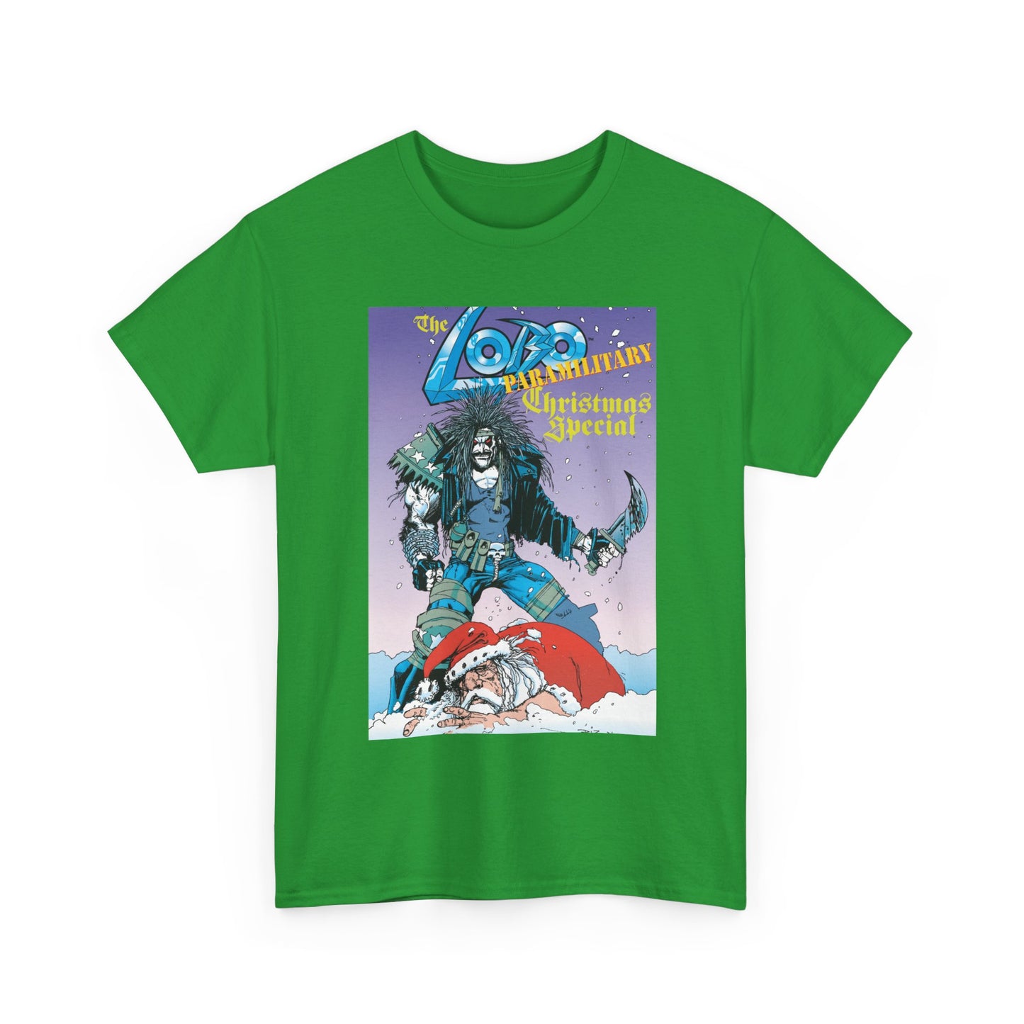 Lobo Paramilitary Christmas Special T-Shirt - Simon Bisley Art - DC Comics