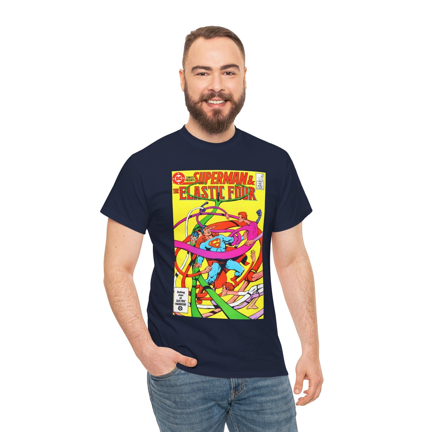 DC Comics Presents #93 T-Shirt - Superman, Plastic Man, Elongated Man, Jimmy Olsen - DC Comics