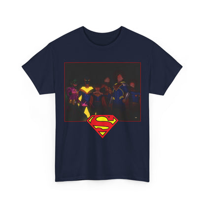 Superboys T-Shirt - Taurin Clarke Art - Superboy Prime, Connor Kent, Clark Kent, Jon Kent - DC Comics