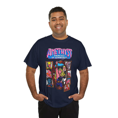 Amethyst Princess of Gemworld T-Shirt - Ernie Colon Art - Sardonyx, Dark Opal, Granch, Citrina - DC Comics