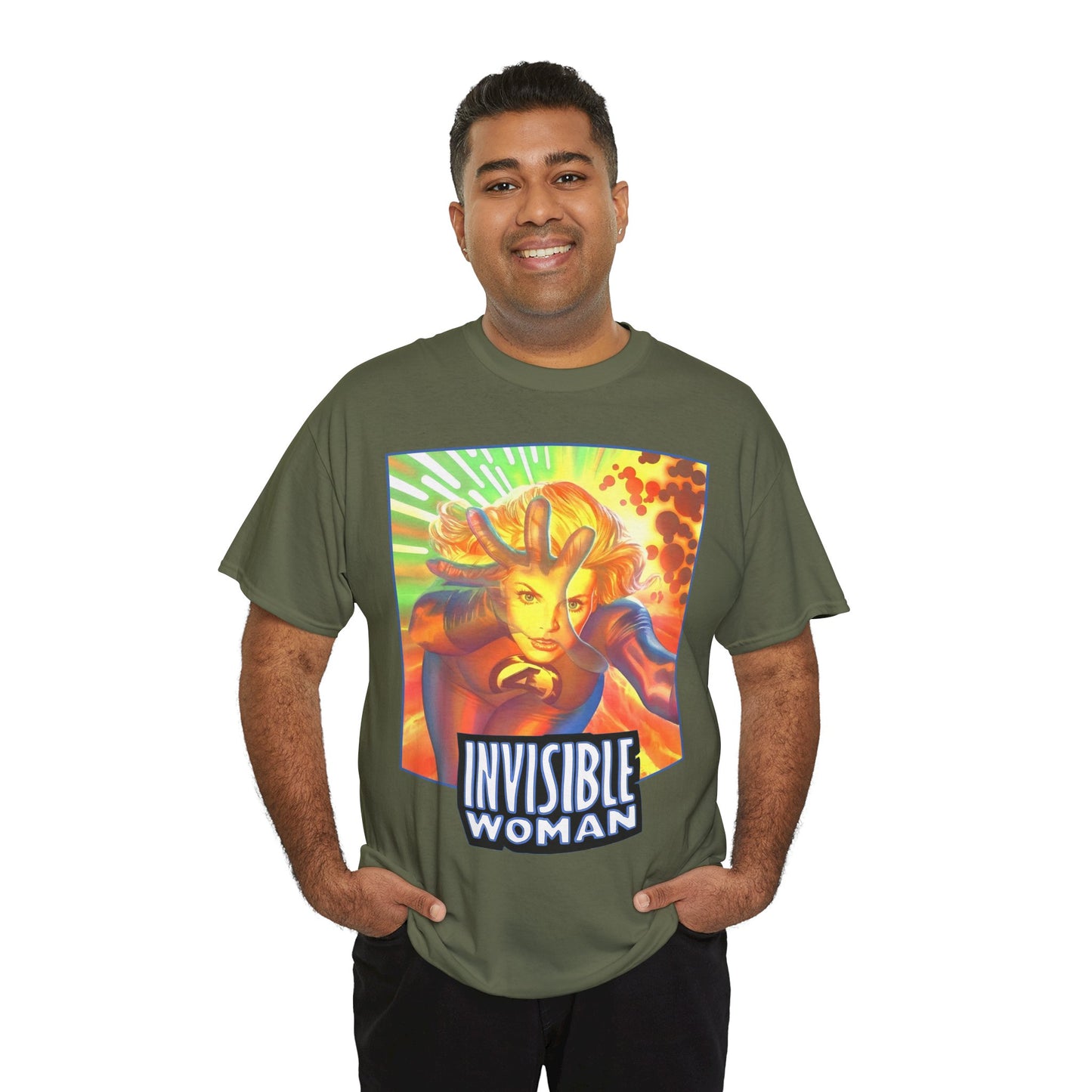 Invisible Woman Shirt - Alex Ross Art - Fantastic Four Member - Marvel Comics