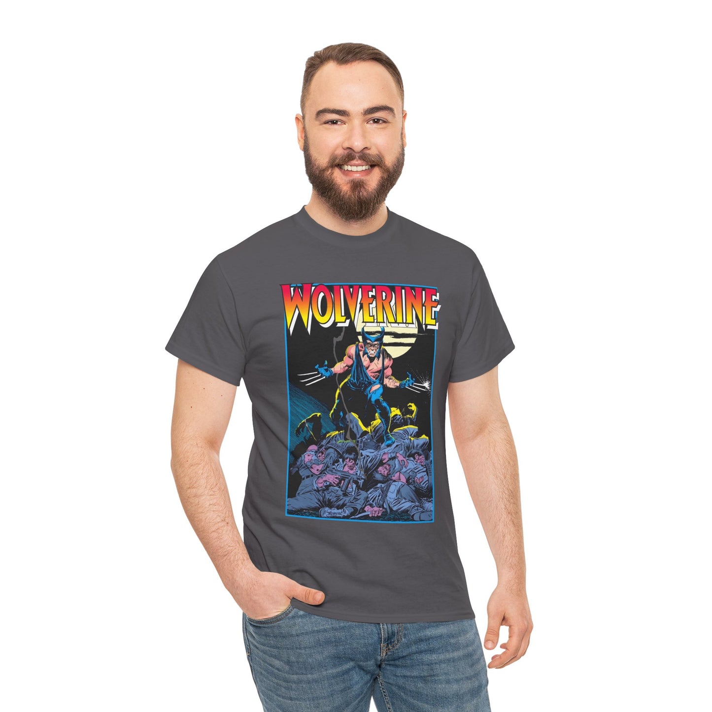 Wolverine T-Shirt - John Buscema Art - #1 Cover Art 1988 - Marvel Comics