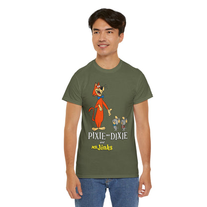 Pixie & Dixie & Mr Jinks T-Shirt - Classic Hanna-Barbera Saturday Morning Cartoon - I Hate Meeces to Pieces!