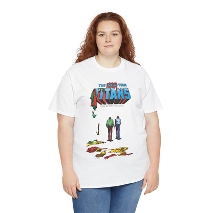 New Teen Titans T-Shirt - George Perez Art - Robin, Kid Flash Quitting - #39 Cover - DC Comics