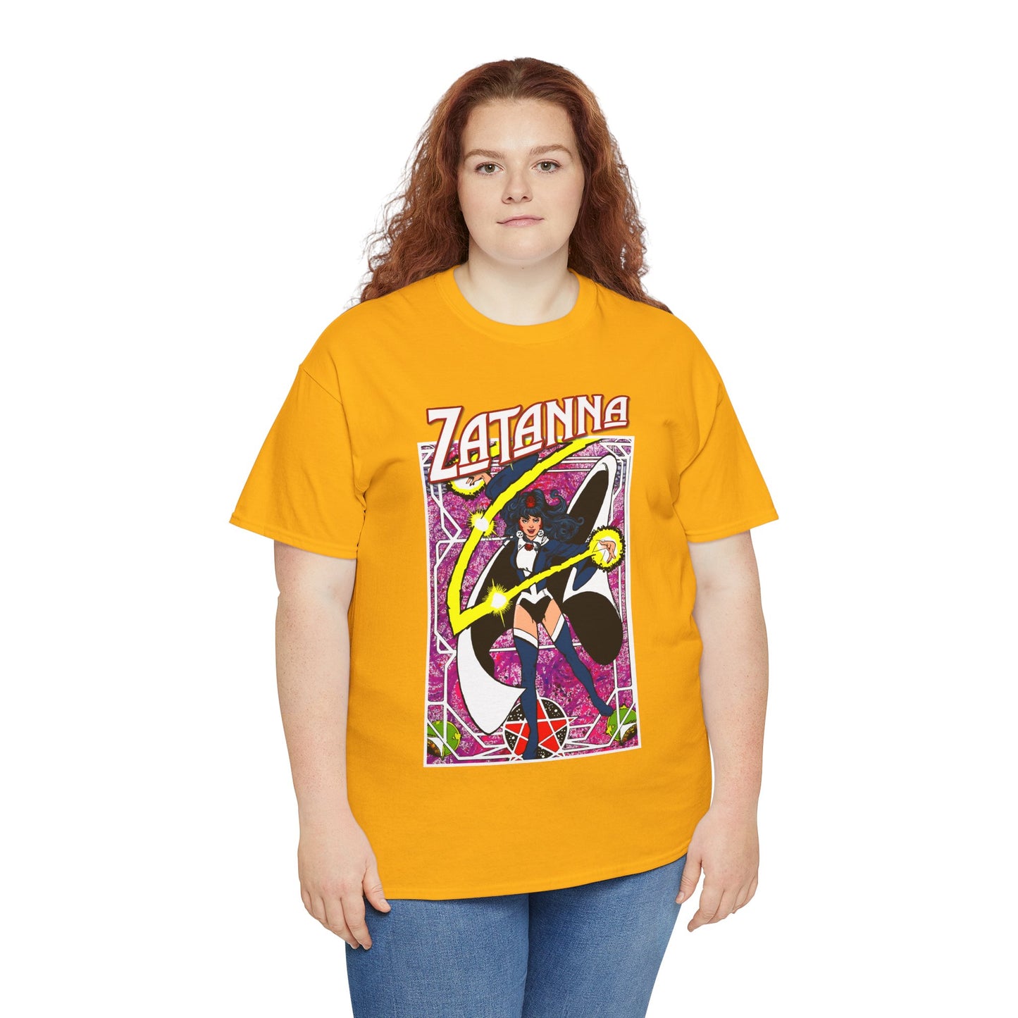 Zatanna T-Shirt - George Perez Postcard Art - Justice League Magic Member - JLA Satellite Era - DC Comics