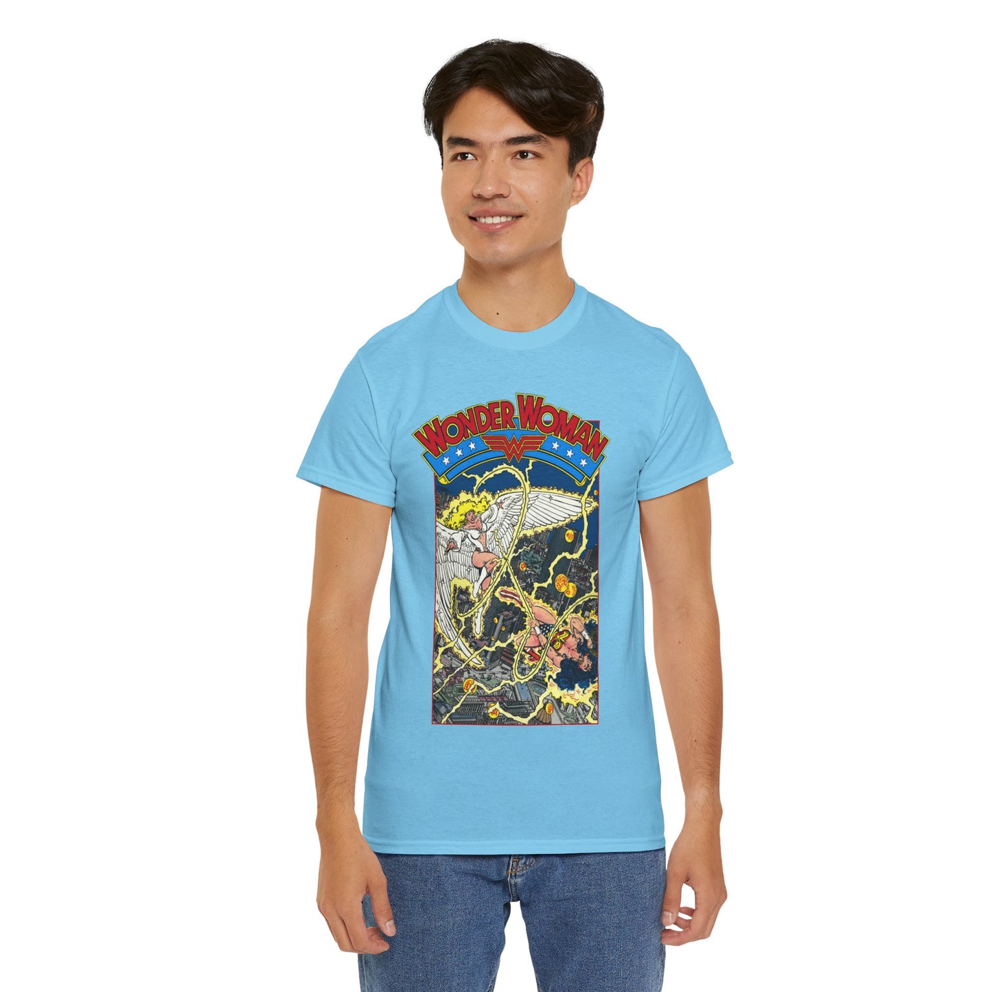 Wonder Woman T-Shirt - George Perez Art - Vs Silver Swan - DC Comics