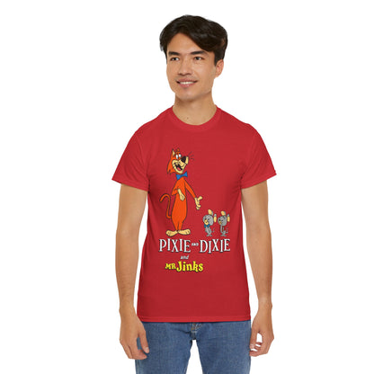 Pixie & Dixie & Mr Jinks T-Shirt - Classic Hanna-Barbera Saturday Morning Cartoon - I Hate Meeces to Pieces!