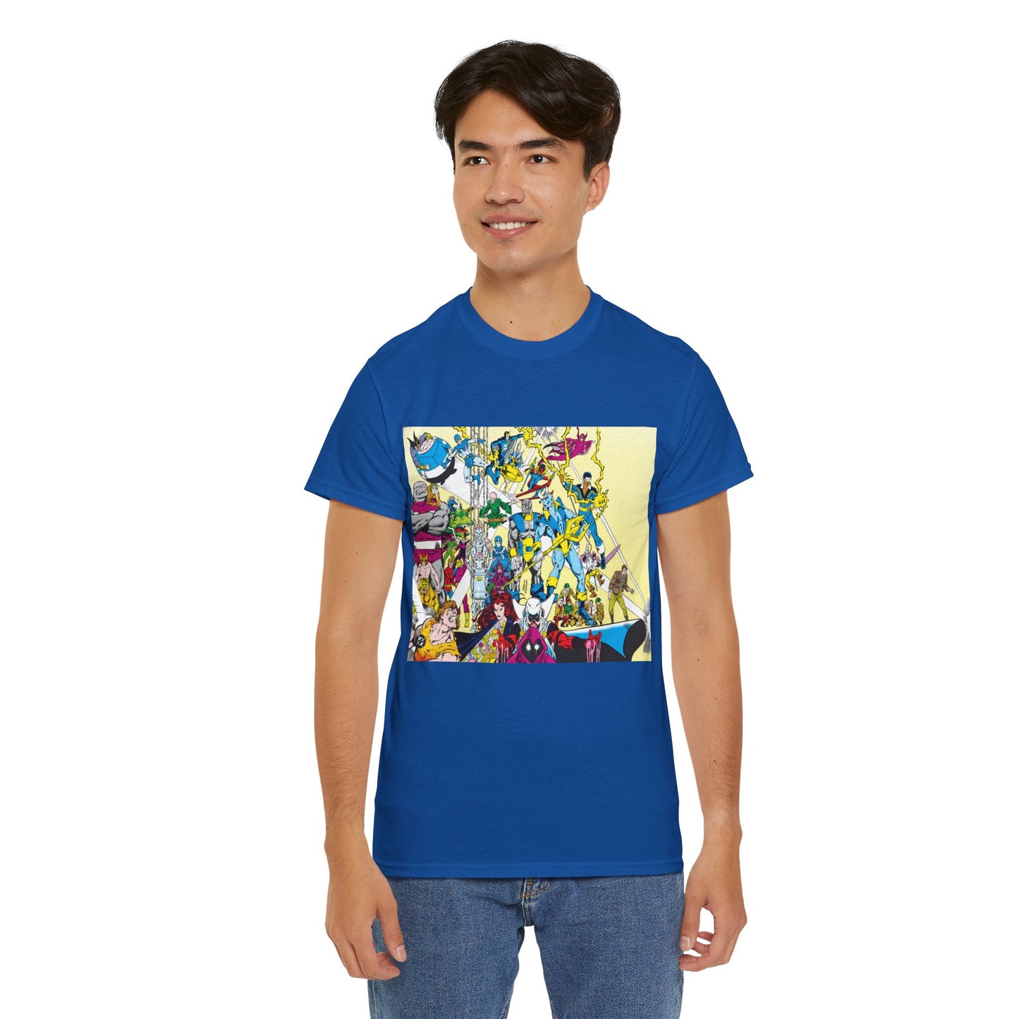 Who's Who in the DC Universe T-Shirt - George Perez Art - Black Lightning, Black Orchid - #3 Cover Art - DC Comics