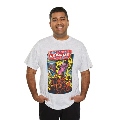 Justice League of America T-Shirt - George Perez Art - JSA Team-Up Cover - DC Comics