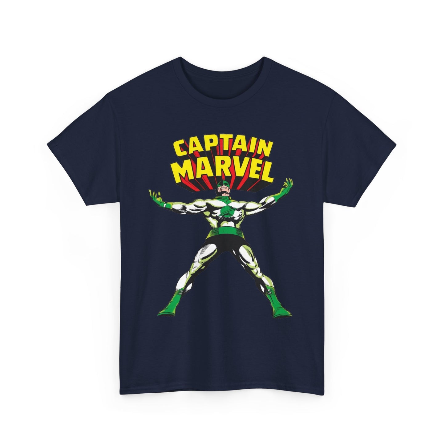 Captain Marvel T-Shirt - Gene Colan Art - #1 Cover Art, 1968 - Marvel Comics