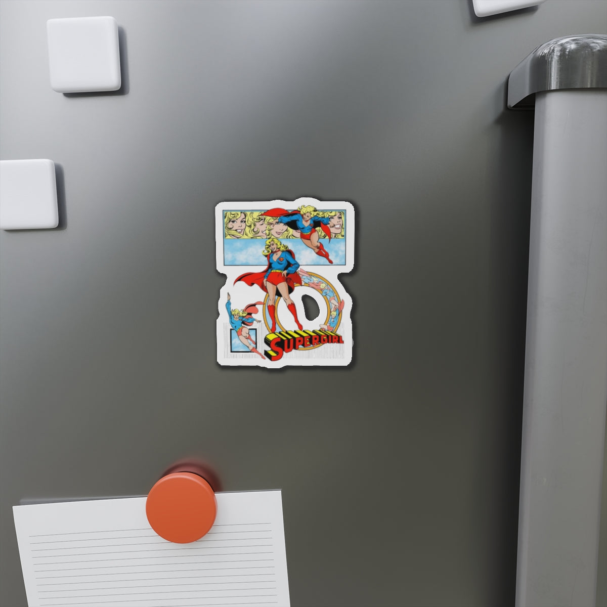 Supergirl Die-Cut Magnet - José Luis García-López Art - DC Comics Style Guide - Maid of Might - Kara from Krypton - Superman's Cousin - 3", 4", 5", 6"