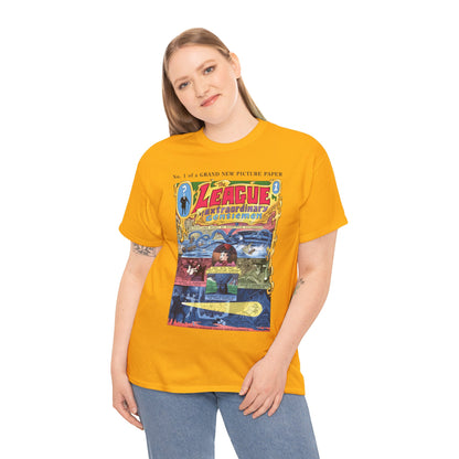 League of Extraordinary Gentlemen T-Shirt - Kevin O'Neill Art - Mina Murray, Captain Nemo, Allan Quatermain, Dr. Jekyll, & The Invisible Man - Alan Moore Story - DC Comics