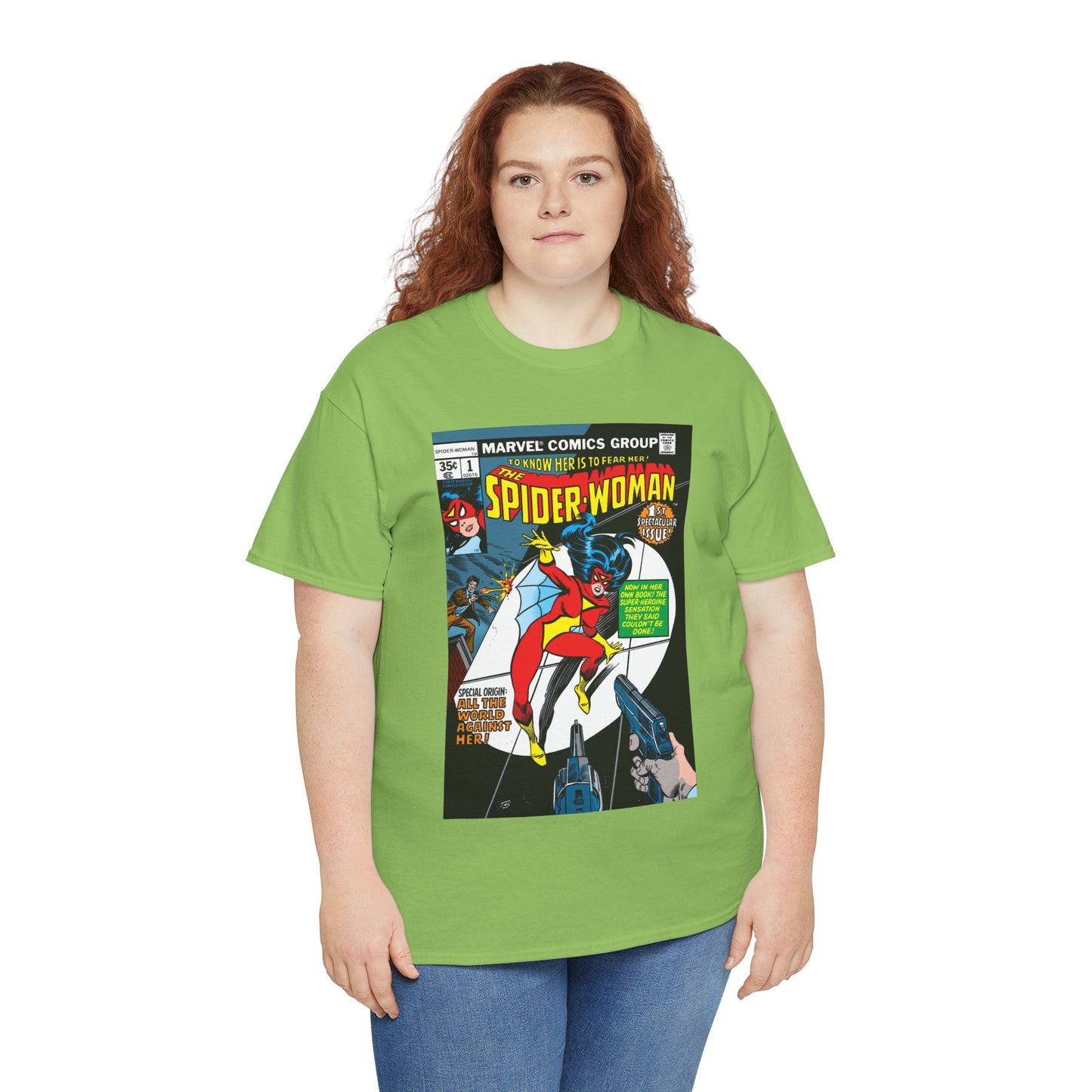 Spider-Woman T-Shirt - 1978 Marvel Comics - #1 Cover Art - Jessica Drew
