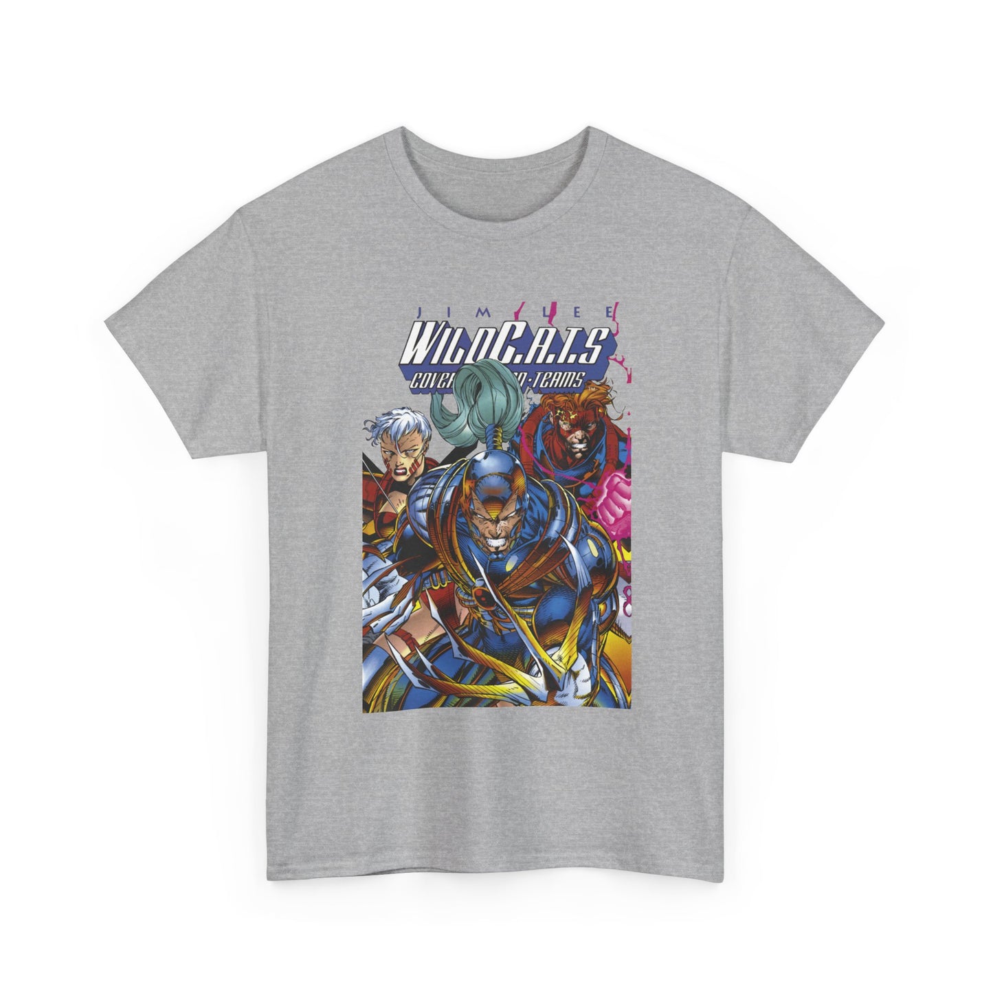 Wildcats T-Shirt - Jim Lee Art - Spartan, Warblade, Zealot - DC/Wildstorm/Image Comics