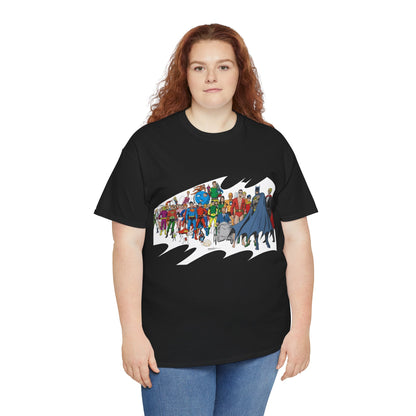 Batman T-Shirt - Neal Adams Art - Plastic Man, Sargon, Robin, Doom Patrol, Superboy, Legion of Super-Heroes - 100-Page Giant Cover Art - DC Comics
