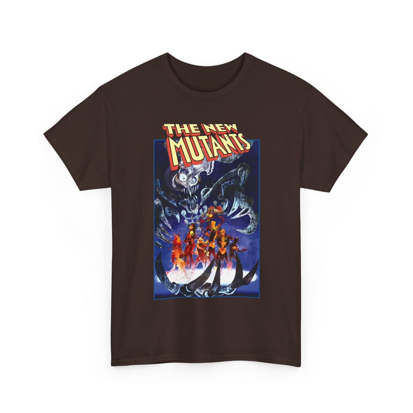 New Mutants T-Shirt - Bill Sienkiewicz Art - War Children Cover - Warlock, Magik, Wolfsbane, Cannonball, Cypher, Mirage, Karma, Sunspot - Marvel Comics