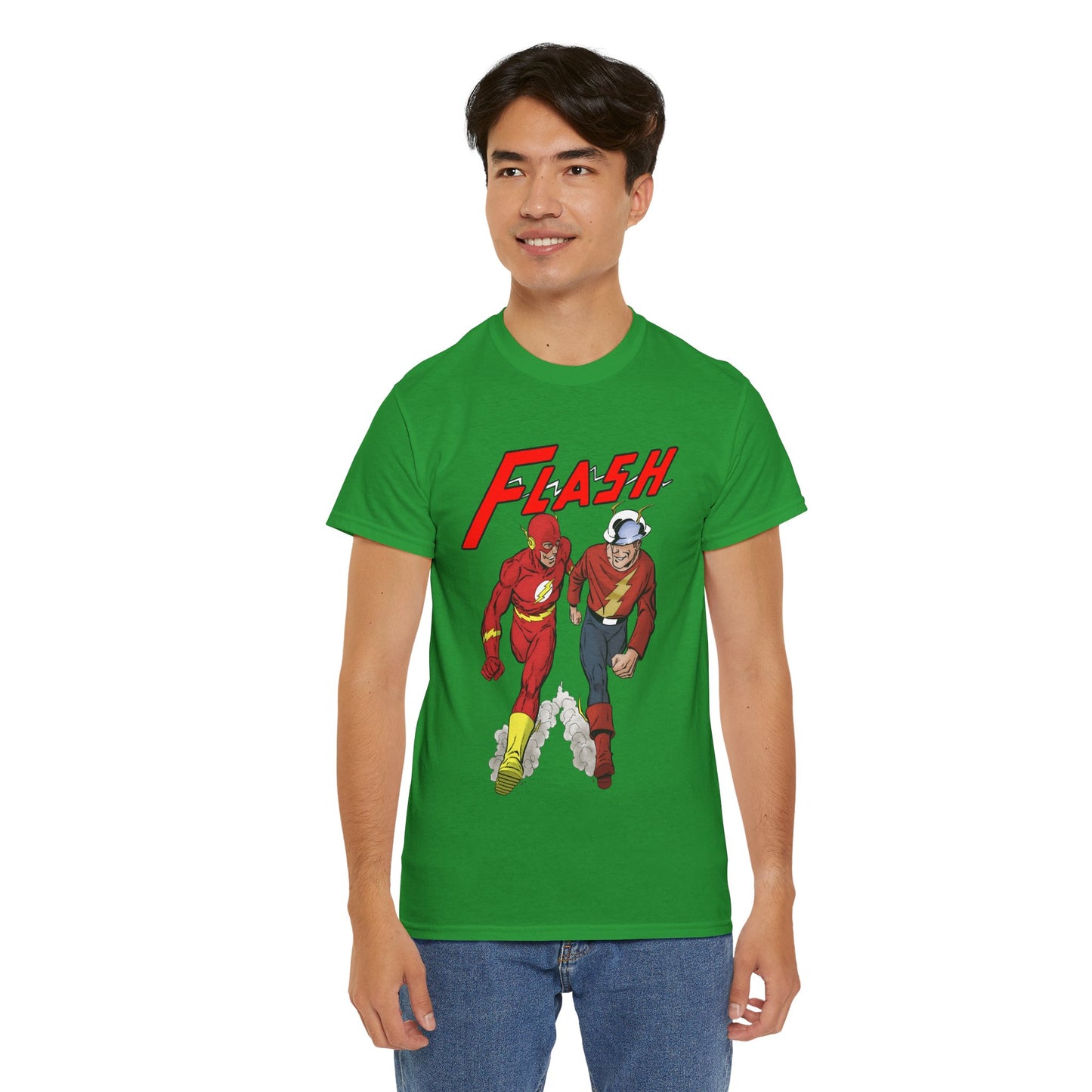 Flash T-Shirt - John Byrne - Barry Allen, Jay Garrick - Golden Age, Silver Age - DC Comics