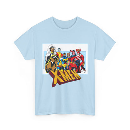 X-Men T-Shirt - Arthur Adams Art - Cyclops, Nightcrawler, Storm, Wolverine, Thunderbird, Sunfire, Banshee - Marvel Comics