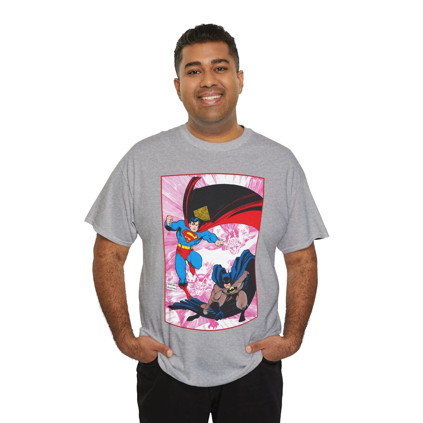 Batman Vs Superman T-Shirt - Arthur Adams Art - Action Comics Annual #1 Cover - DC Comics