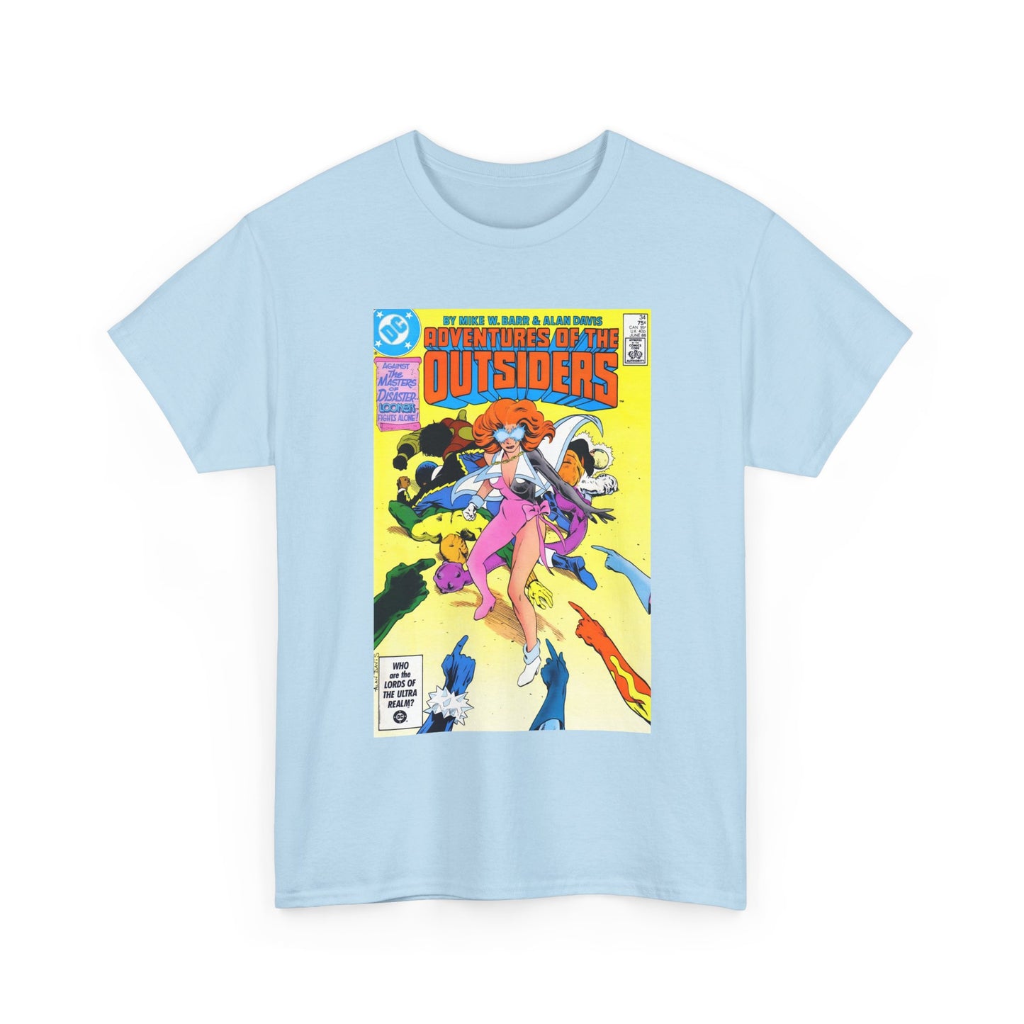 Adventures of the Outsiders #34 T-Shirt - Alan Davis Art - DC Comics