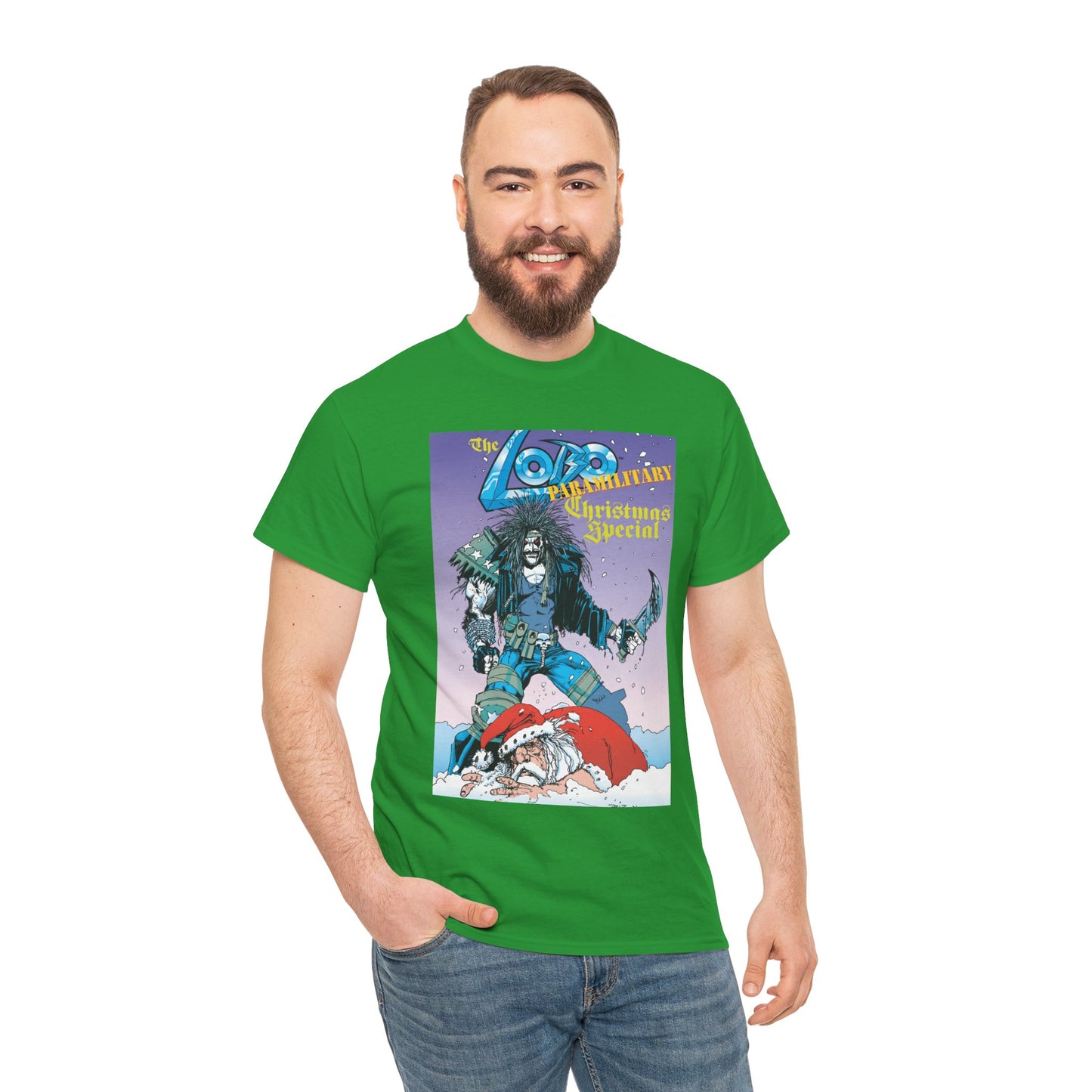 Lobo Paramilitary Christmas Special T-Shirt - Simon Bisley Art - DC Comics