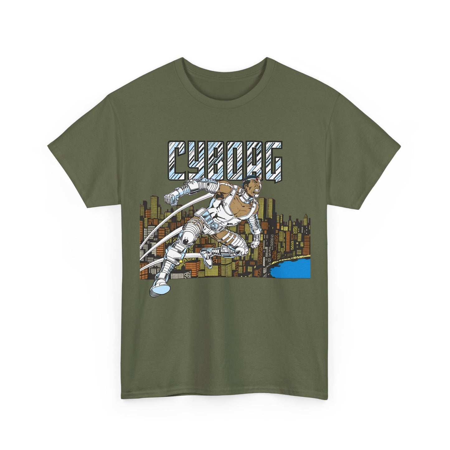 Cyborg T-Shirt - George Perez Art - New Teen Titans - DC Comics