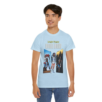 Diana Prince Wonder Woman  T-Shirt - 1970s White Suit Years - Bronze Age DC Comics