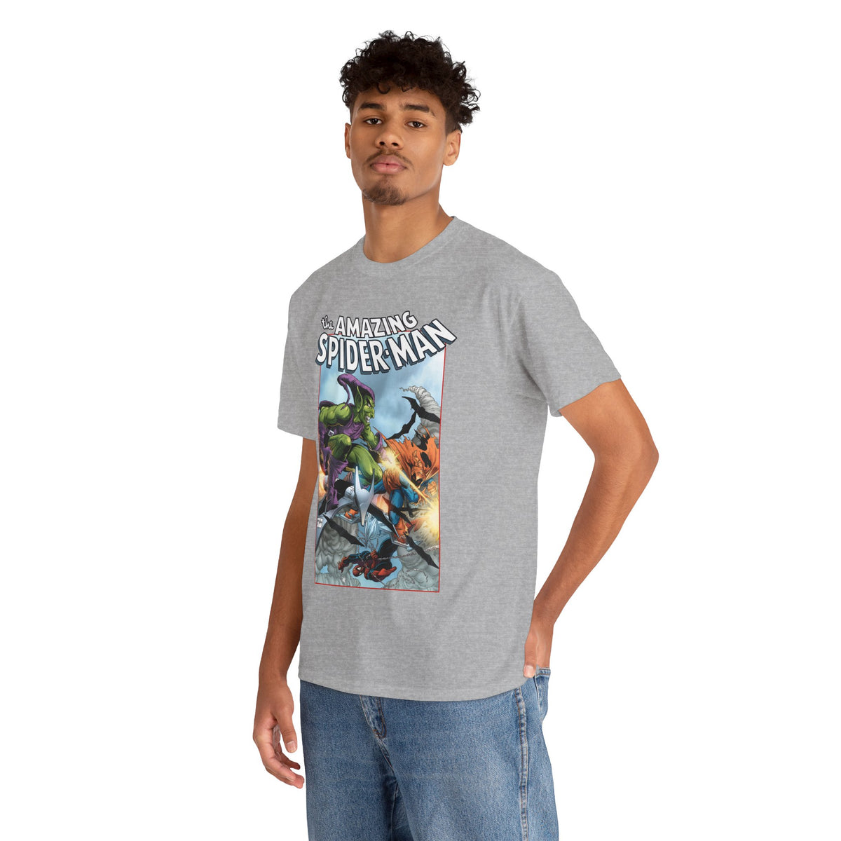 Amazing Spider-Man T-Shirt - Todd McFarlane Art - Green Goblin Vs Hobgoblin - Marvel Comics