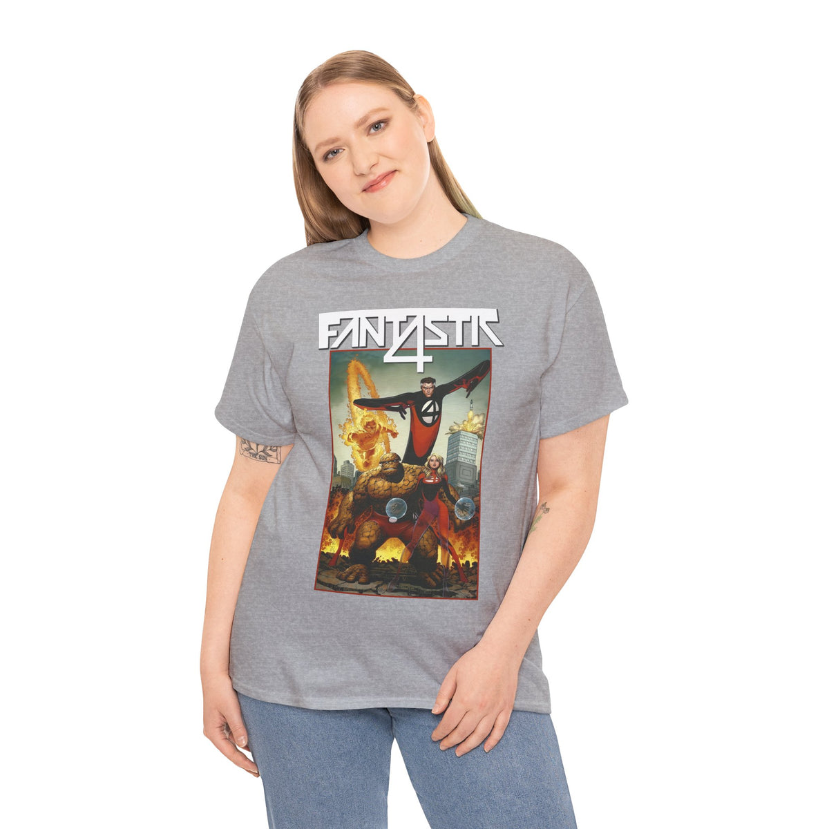 Fantastic Four T-Shirt - Arthur Adams Art - Marvel Comics