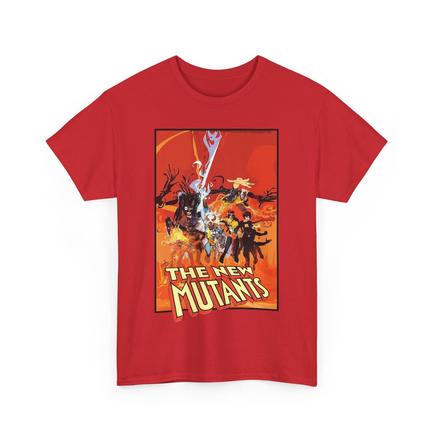 New Mutants T-Shirt - Bill Sienkiewicz Art - Marvel Comics - Magik, Warlock, Cannonball, Wolsbane, Sunspot