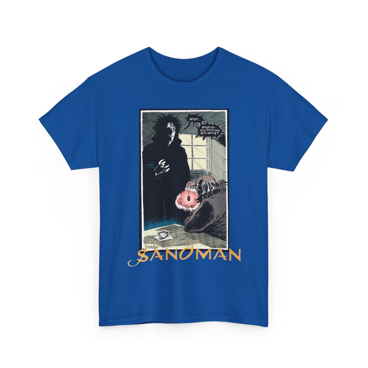 Sandman T-Shirt - Mike Dringenberg & Malcolm Jones III Art - What Do You Think You're Doing? - DC/Vertigo Comics
