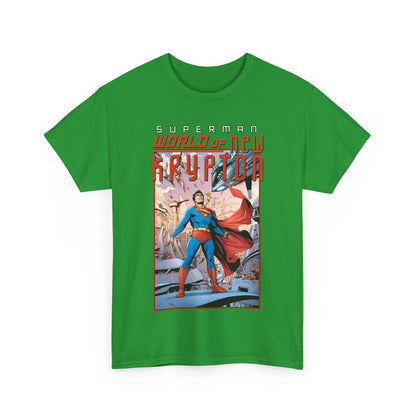 Superman World of New Krypton T-Shirt - Gary Frank Art - Popular DC Comics Storyline - Kal-El