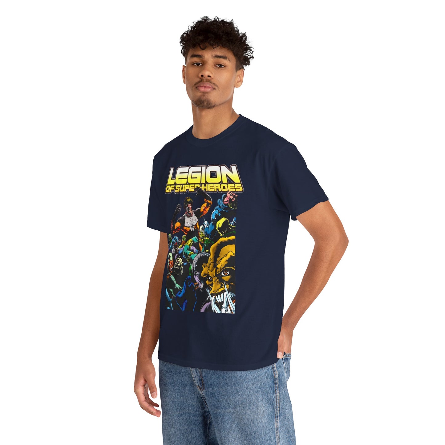 Legion of Super-Heroes T-Shirt - Steve Lightle Art - Timber Wolf - DC Comics