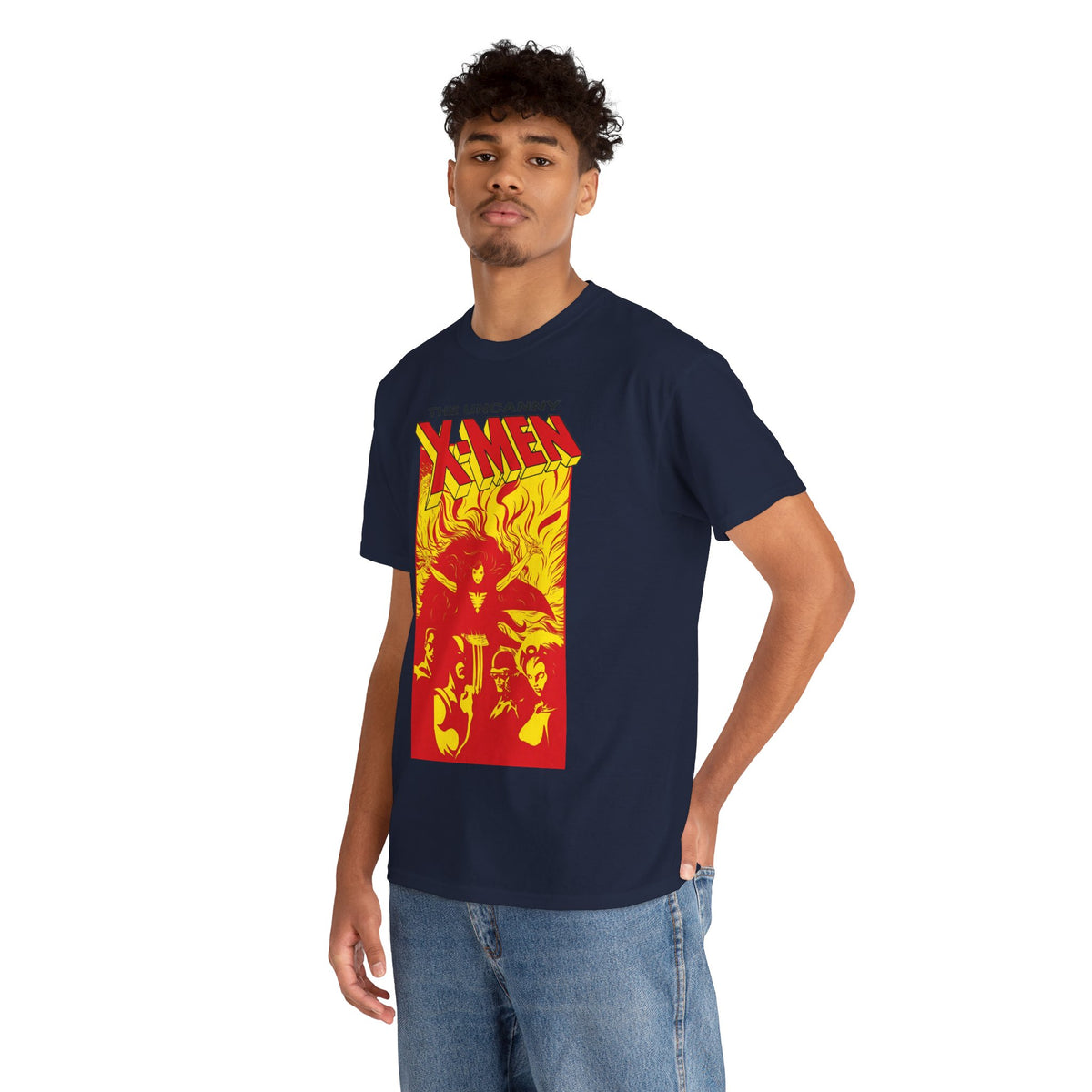 Uncanny X-Men T-Shirt - Steve Lightle Art - Dark Phoenix, Cyclops, Wolverine - Marvel Comics