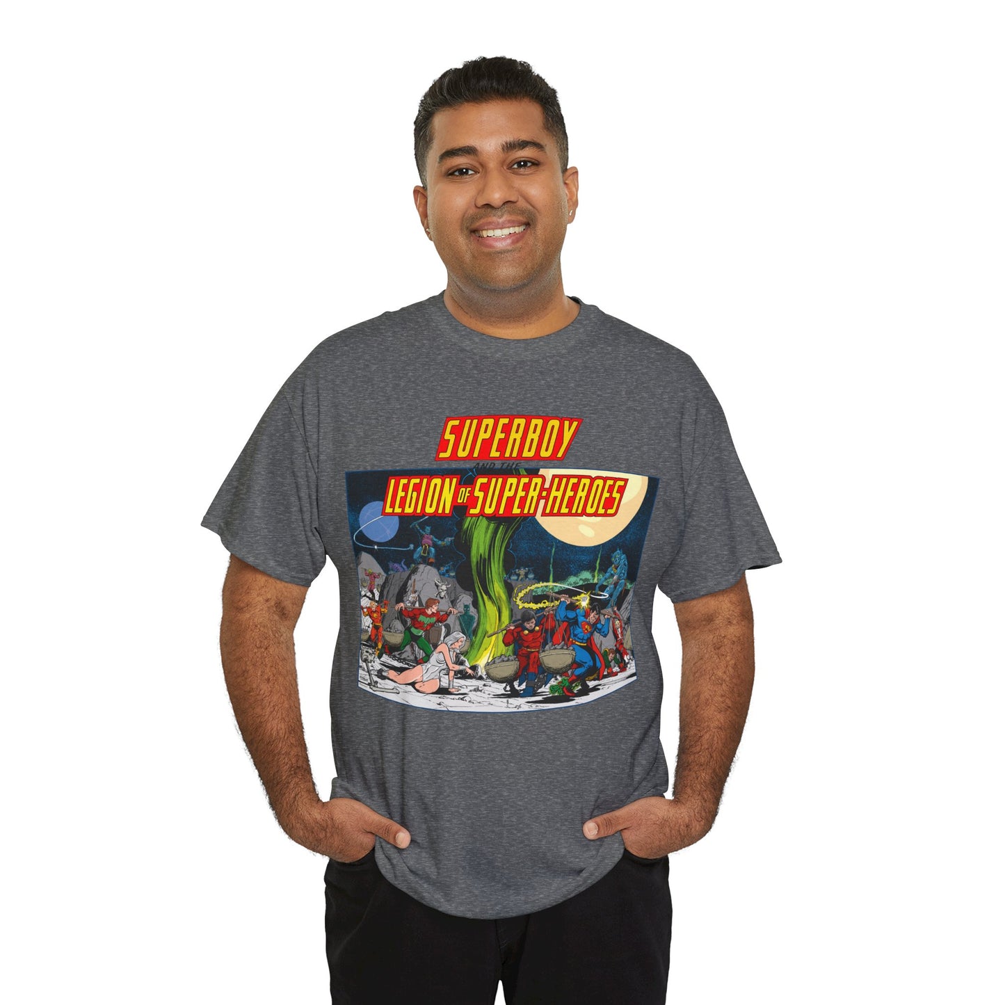 Superboy & Legion of Super-Heroes T-Shirt - Jim Starlin Art - DC Comics