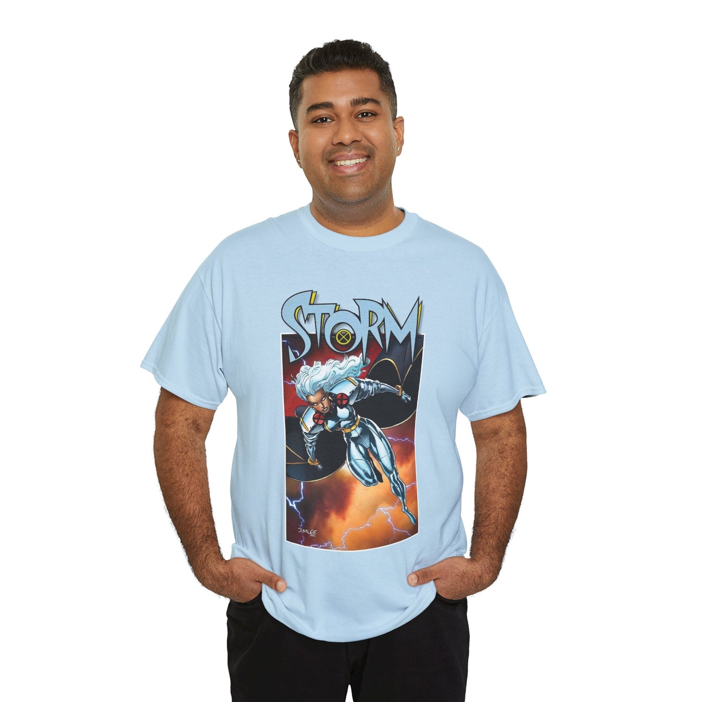 Storm T-Shirt - Jim Lee Art - Ororo - Uncanny X-Men Member & Leader - Heroic Mutant - Marvel Comics