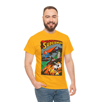 Superman T-Shirt - Mike Mignola Art - Vs Silver Banshee - DC Comics