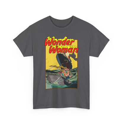 Wonder Woman Vs Cheetah T-Shirt - Rich Buckler & Dan Giordano Art - DC Comics