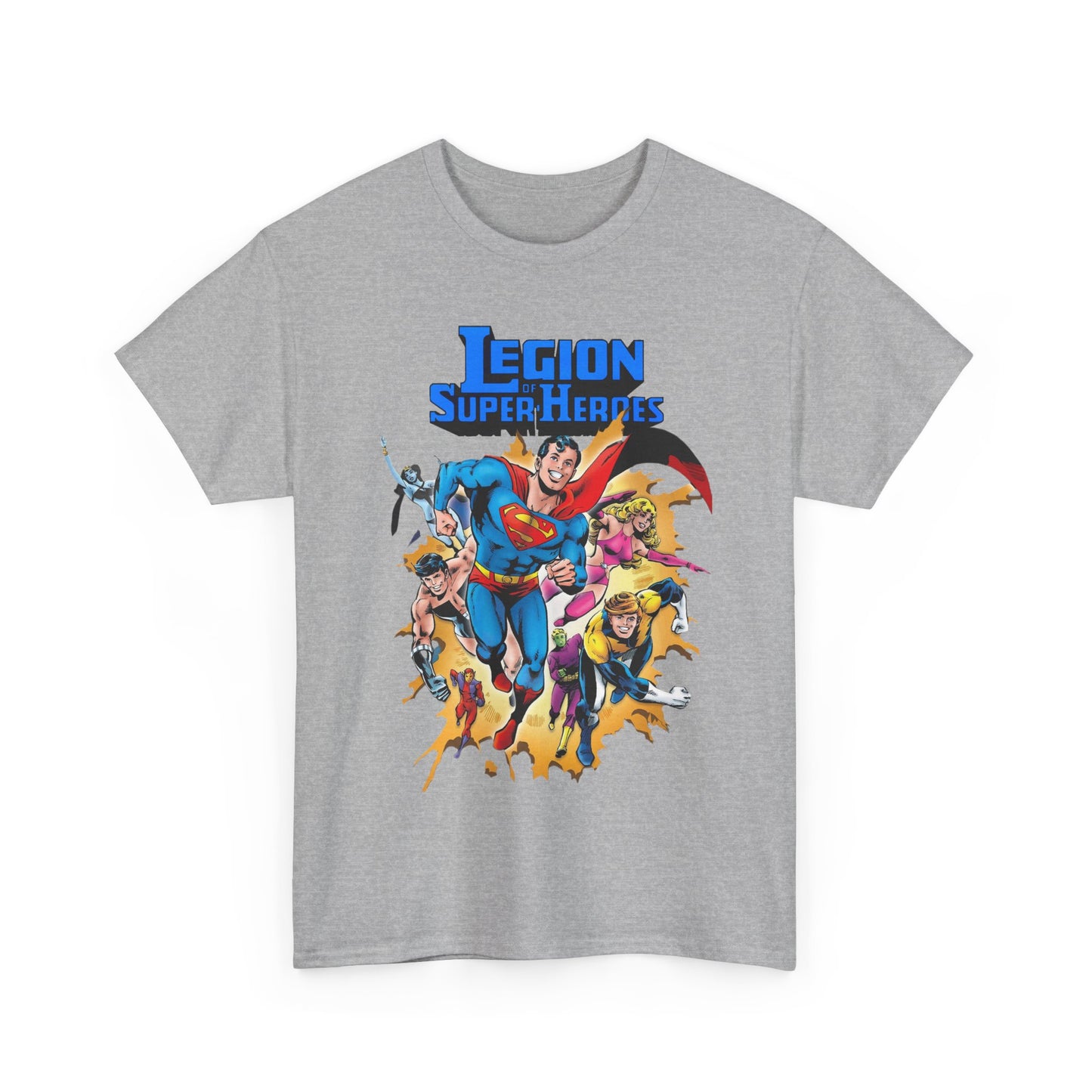 Superboy & Legion of Super-Heroes T-Shirt - Joe Staton Art - DC Comics