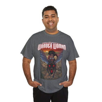 Absolute Wonder Woman T-Shirt - Hayden Sherman Art - DC Comics All-In - Raised in Hell by Circe - Riding Pegasus
