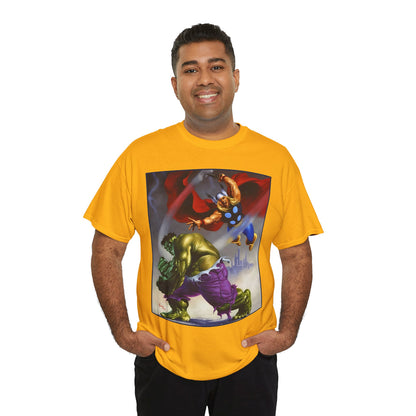 Incredible Hulk & Thor T-Shirt - Joe Jusko Art - Marvel Comics