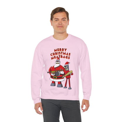 Robot Santa Claus & Bender Futurama Christmas Heavy Blend Crewneck Sweatshirt