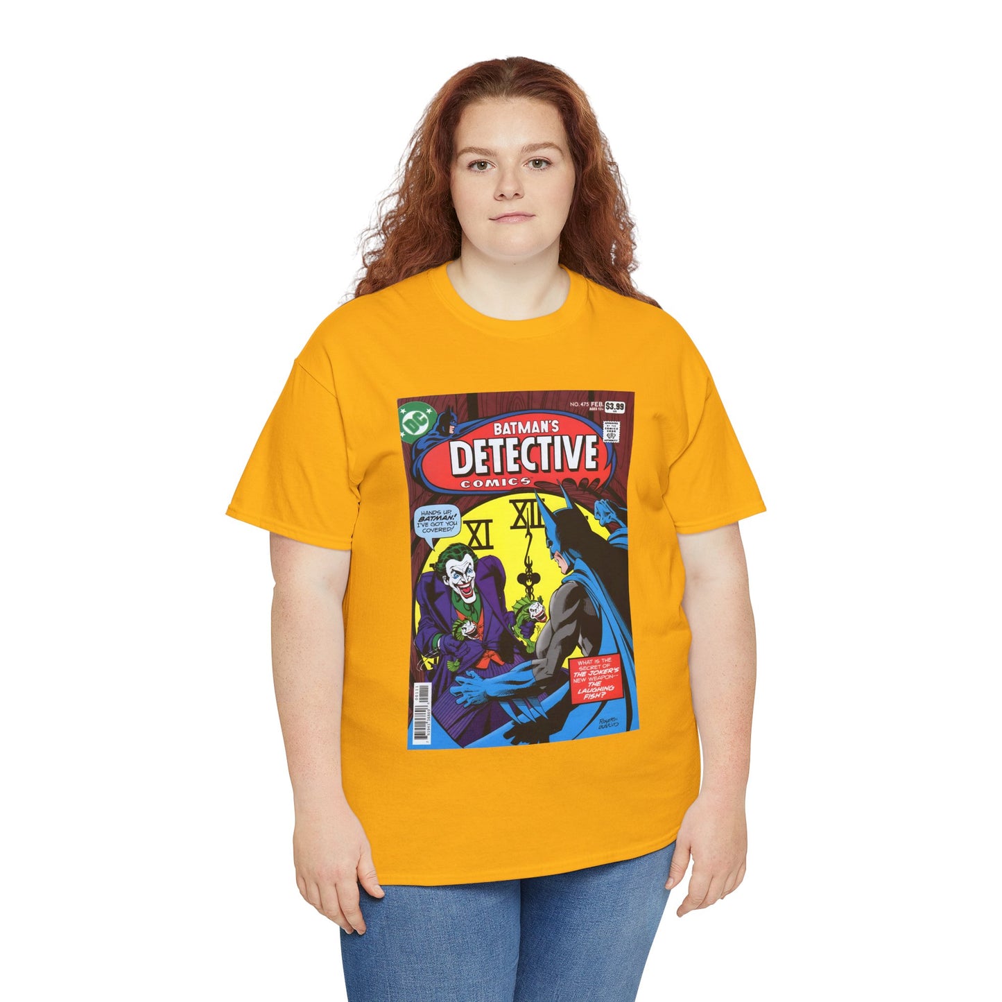 Detective Comics #475 T-Shirt - Marshall Rogers Art - Joker Appearance - The Laughing Fish - DC Comics