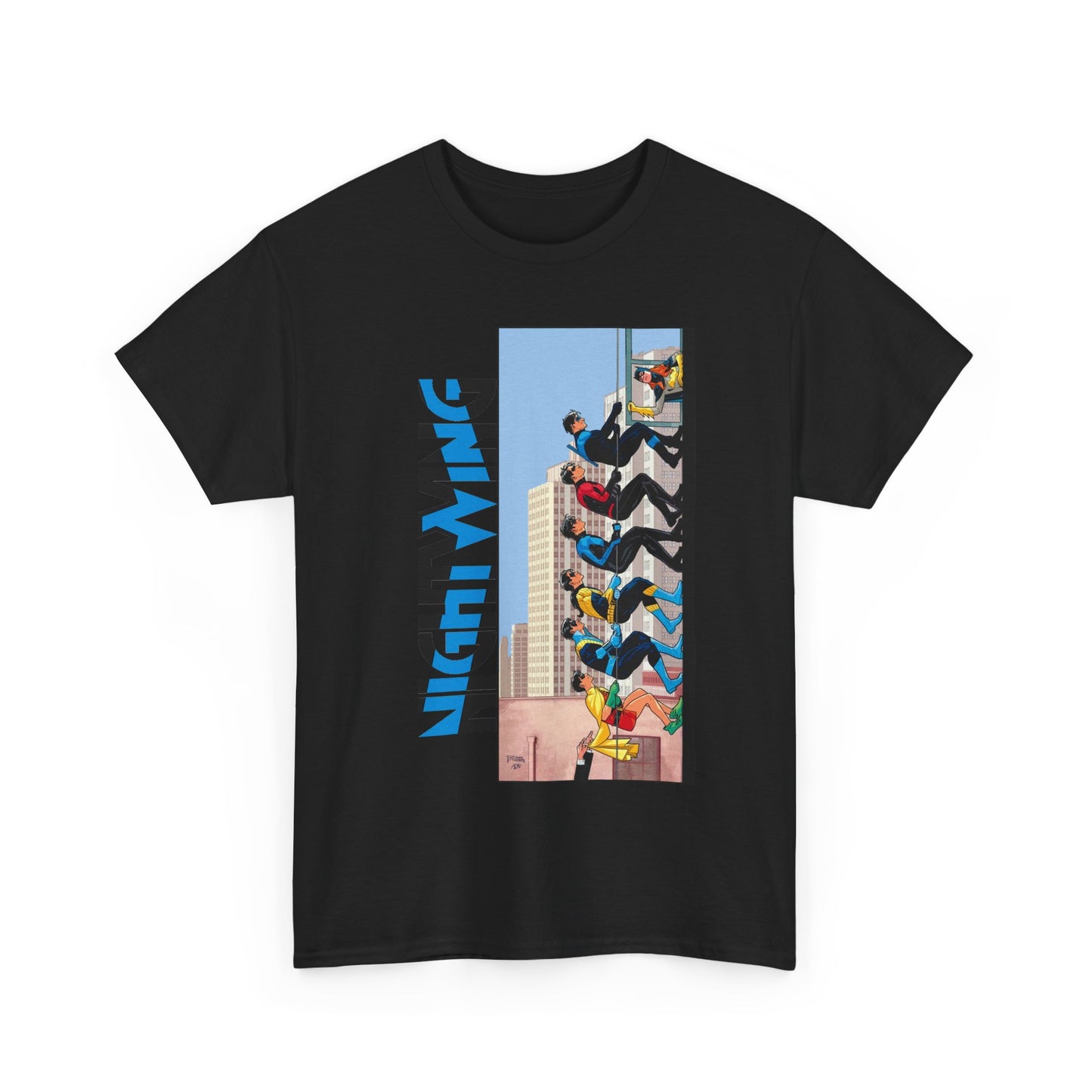 Nightwing T-Shirt - Bruno Redondo Art - DC Comics - Dick Grayson in Bludhaven - Teen Titans Leader