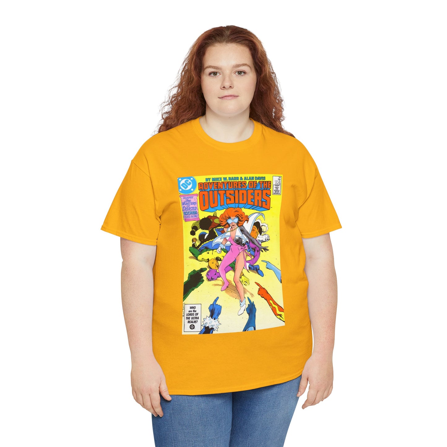 Adventures of the Outsiders #34 T-Shirt - Alan Davis Art - DC Comics