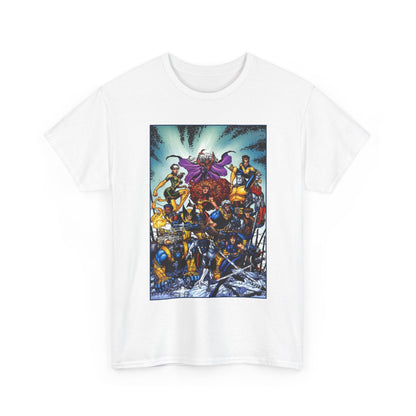 X-Men Revolution T-Shirt - Arthur Adams Art - Jean Grey, Storm, Wolverine, Cable, Rogue, Beast, Colossus, Gambit, Nightcrawler, Psylocke, Thunderbird III - Marvel Comics