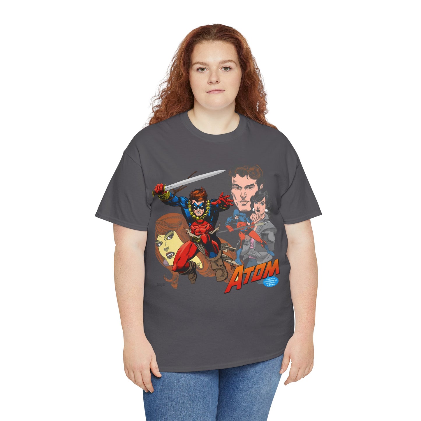 Atom T-Shirt - Gil Kane Art - Who's Who Image - Ray Palmer, JLA Member - Silver Age Hero - DC Comics
